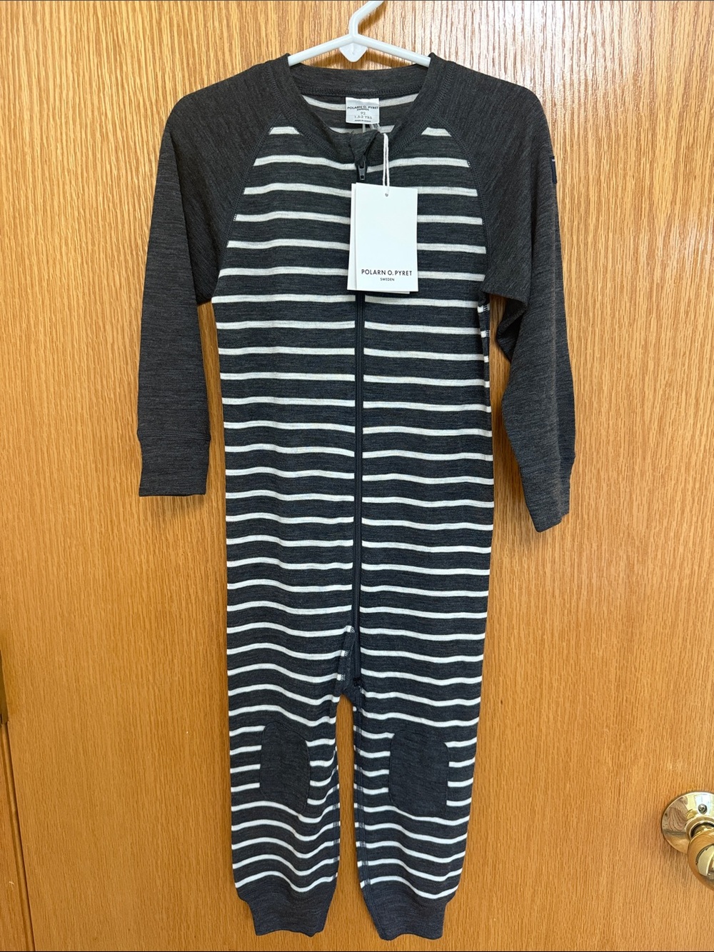 Polarn O. Pyret Merino Wool Romper Size 1.5-2 YRS New
